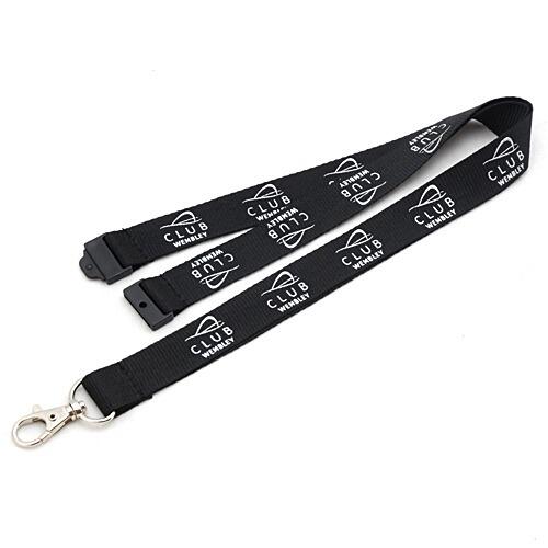 Custom Printed One Colour Lanyards | Silk Screen Logo Lanyards with Safety Breakaway - SKE Direct Sales