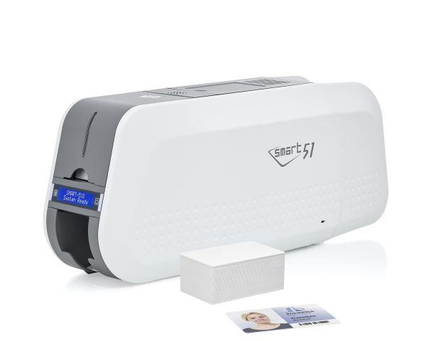 Idp Smart 51d Dual Sided Plastic Id Card Printer 