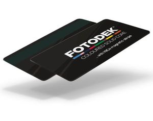 FOTODEK Premium Blank HiCo Coloured Cards Onyx Black - SKE Direct Sales