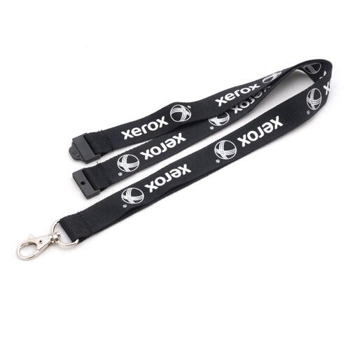 Custom Printed One Colour Lanyards | Silk Screen Logo Lanyards with Safety Breakaway - SKE Direct Sales