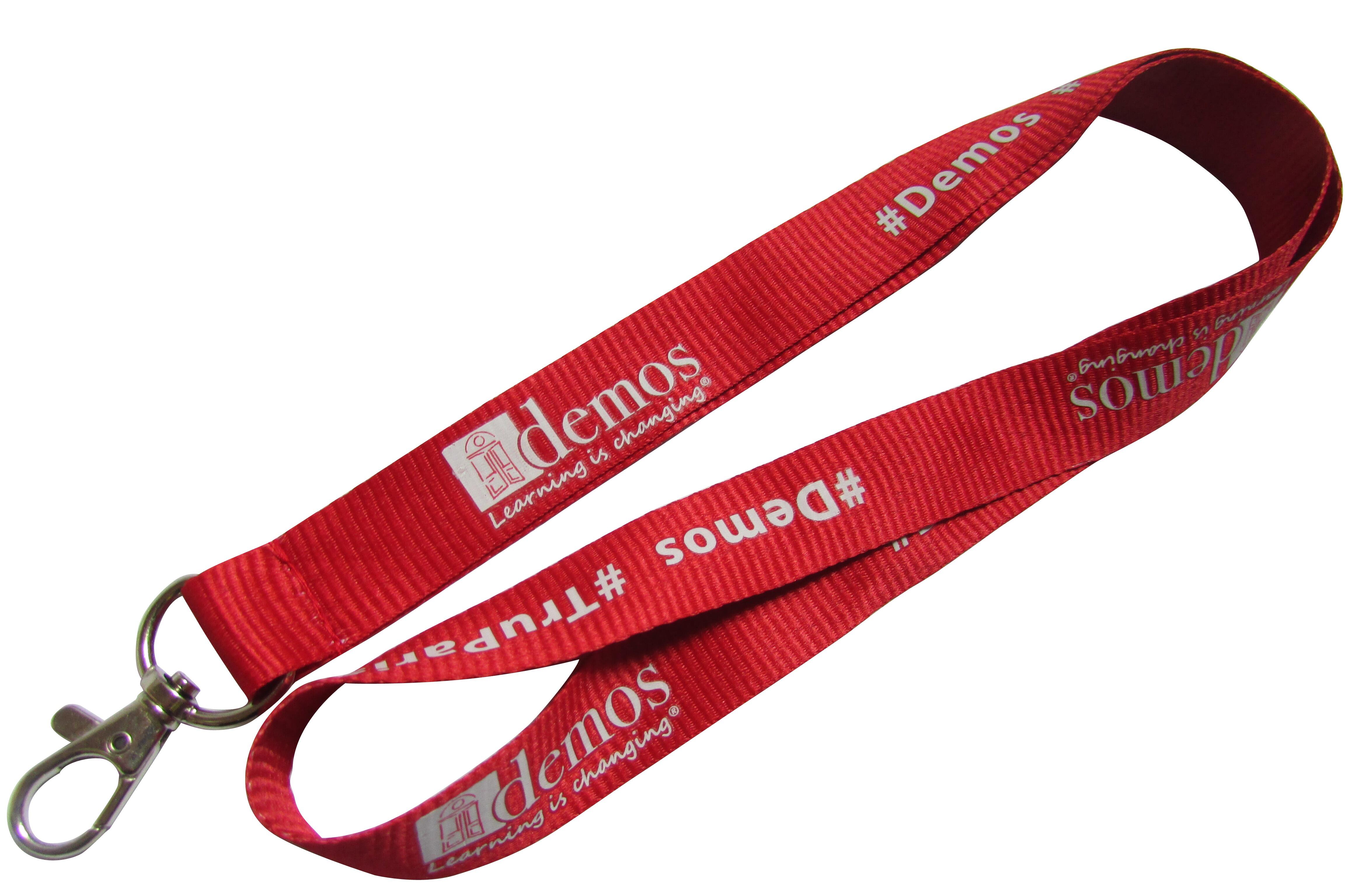 Custom Printed One Colour Lanyards | Silk Screen Logo Lanyards with Safety Breakaway - SKE Direct Sales