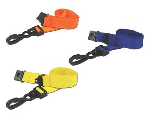 15mm Plain Lanyards with Plastic Clip