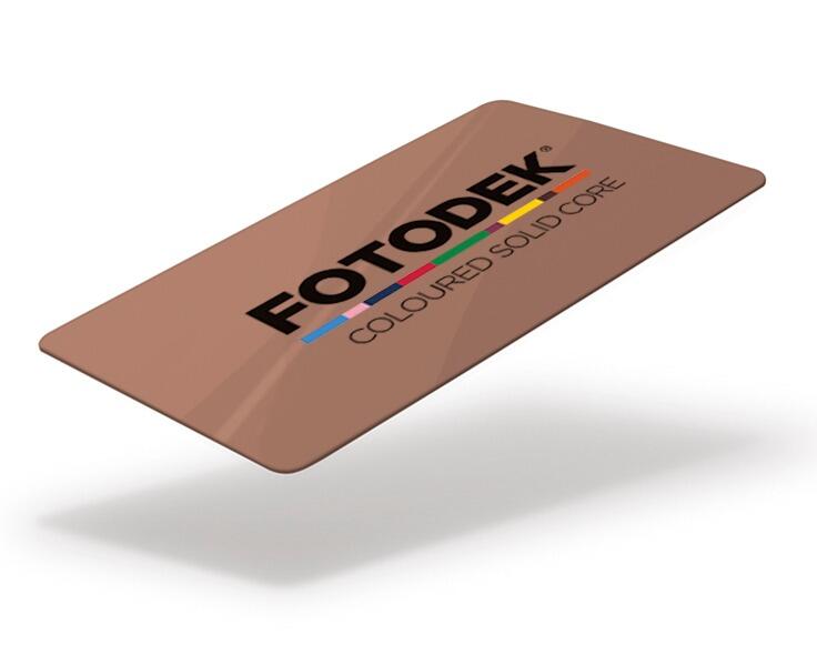 FOTODEK Premium Blank Coloured Cards with Solid Core - Ancient Bronze - SKE Direct Sales