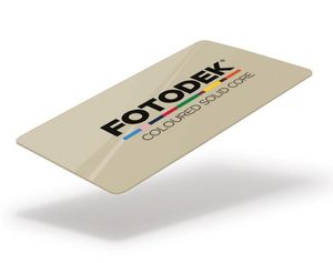 FOTODEK Premium Blank Coloured Cards Biscotti Cream - SKE Direct Sales