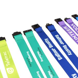 Custom Printed Full Colour Lanyards | Personalised Branded Lanyards with Safety Breakaway- SKE Direct Sales