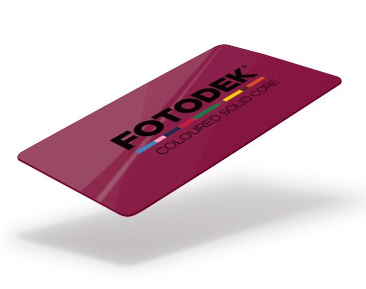 FOTODEK Premium Blank Coloured Cards with Solid Core - Claret Red - SKE Direct Sales