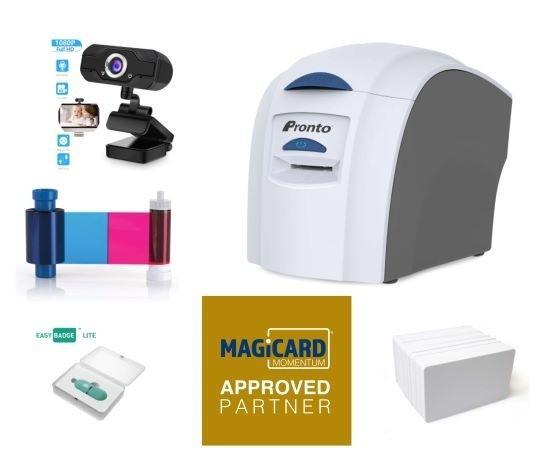 Magicard Pronto Plastic ID Card Printer Bundle - SKE Direct Sales