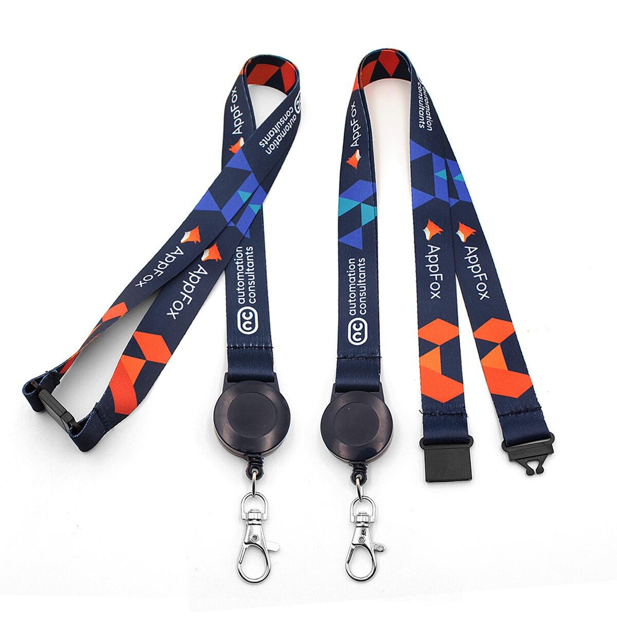 Custom Printed Full Colour Lanyards | Personalised Branded Lanyards with Safety Breakaway- SKE Direct Sales