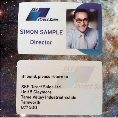 Standard Printed Plastic ID Card- SKE Direct Sales