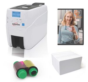 Pointman Nuvia N25 ID card printer Bundle - SKE Direct Sales