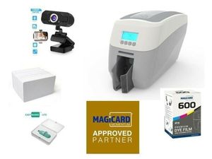 MAGICARD 600 DUAL SIDED PLASTIC ID CARD PRINTER BUNDLE - SKE Direct Sales