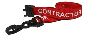 Red Contractor Lanyard- SKE Direct