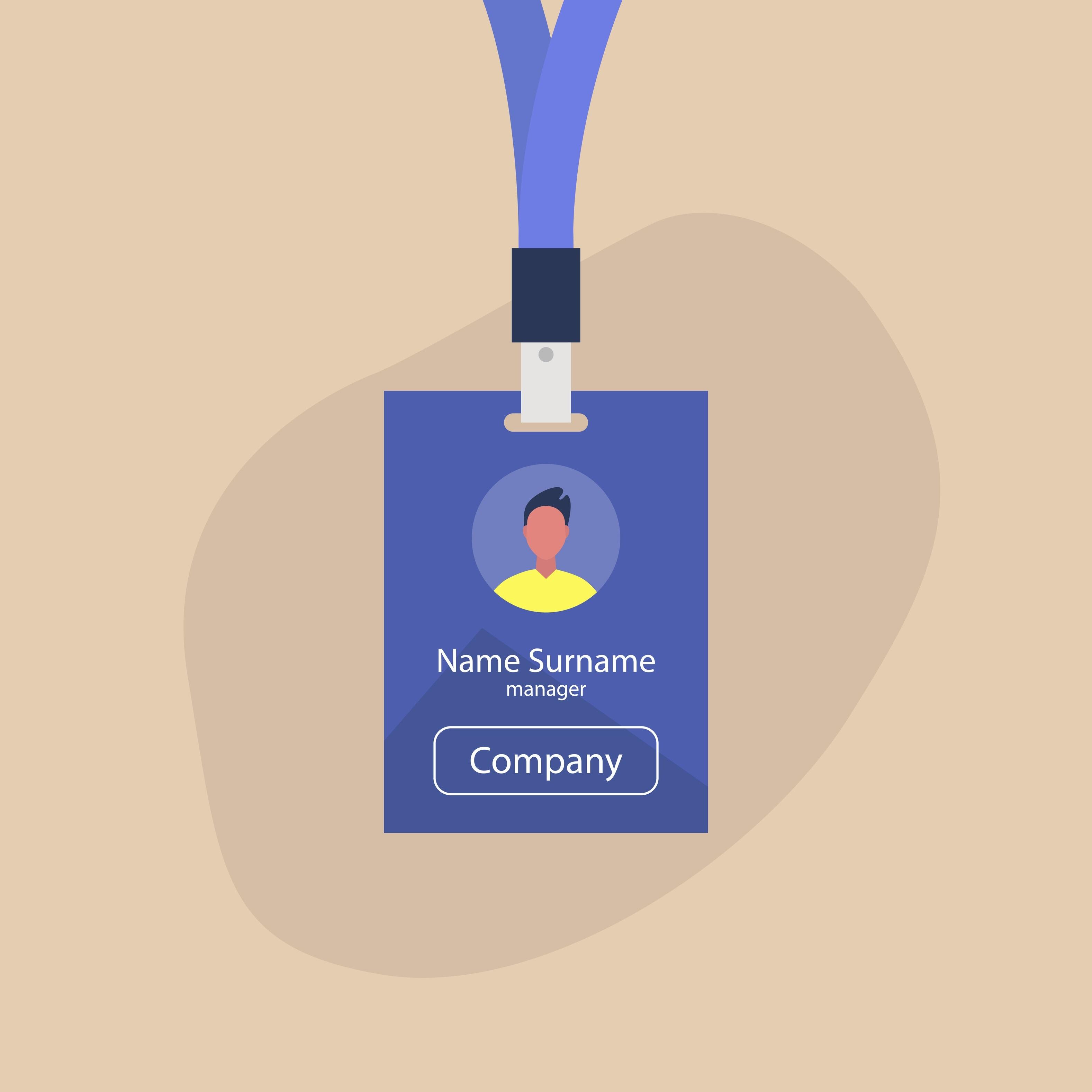 Standard Printed Plastic ID Card- SKE Direct Sales