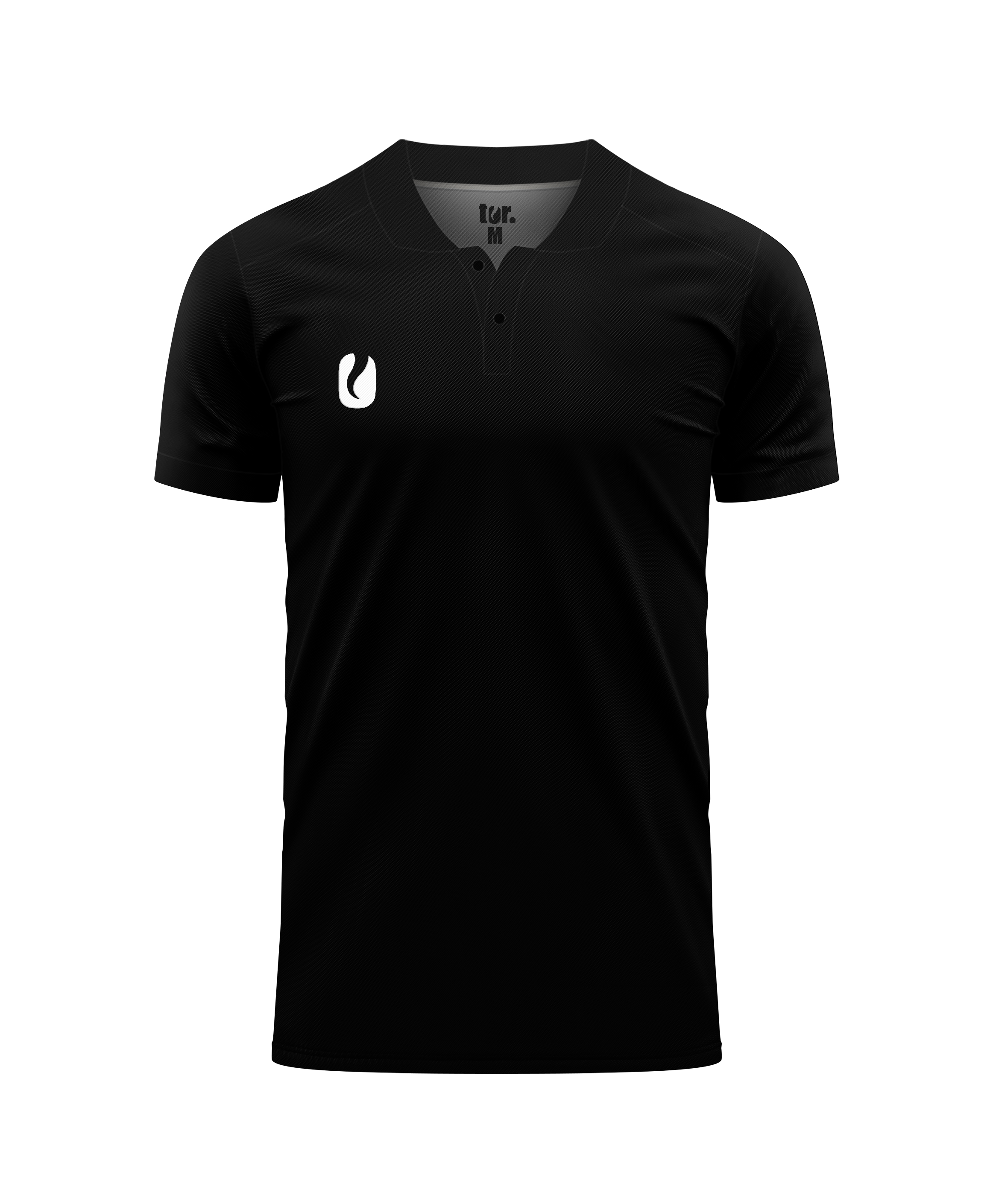 black-polo-shirt