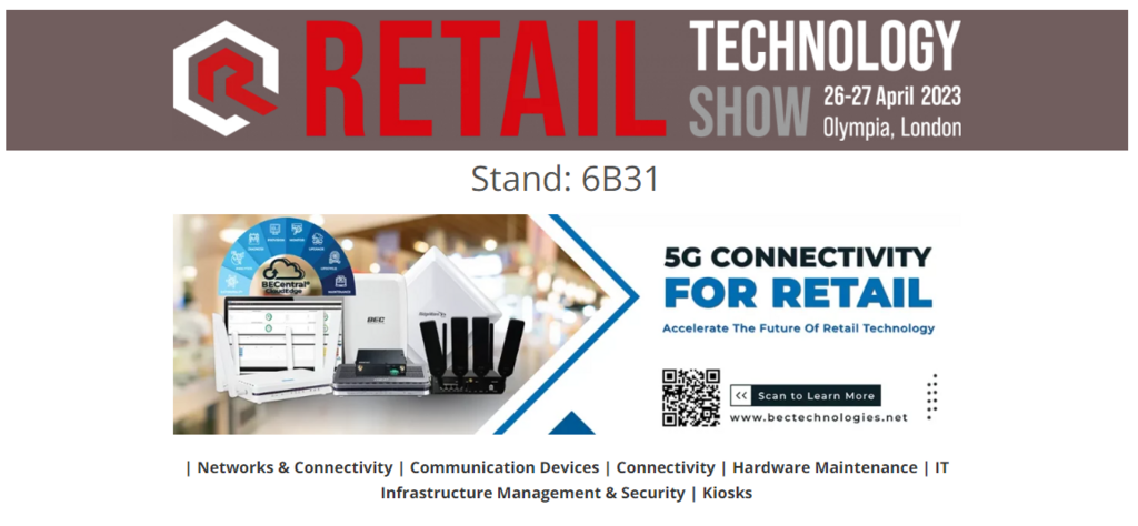 Come and see us at the Retail Technology Show in London.