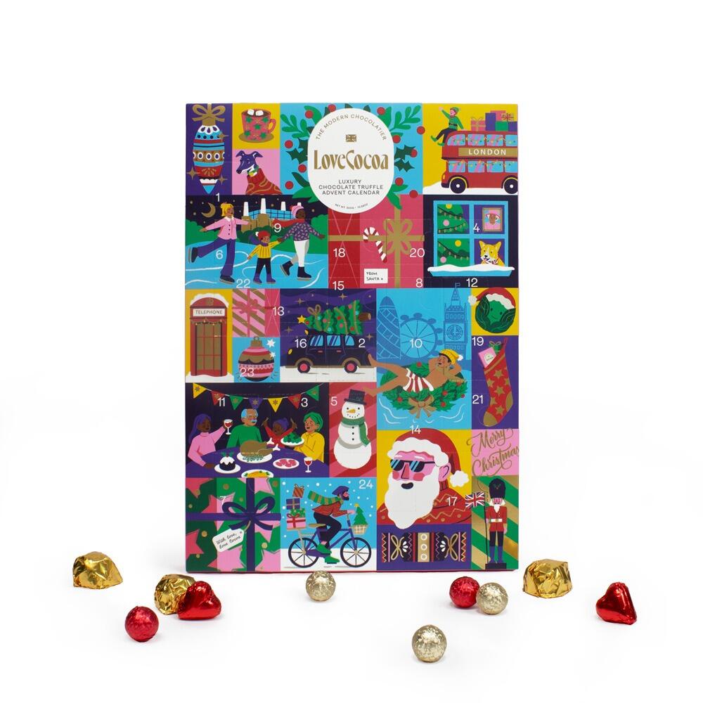 Luxury Chocolate Truffle Advent Calendar 300g