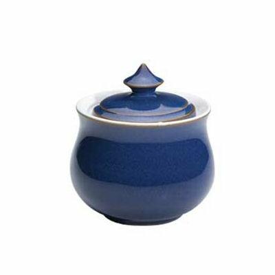 Denby Imperial Blue Covered Sugar