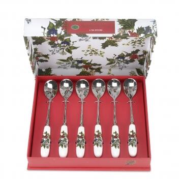 Portmeirion Holly & Ivy Tea Spoon - Set of 6
