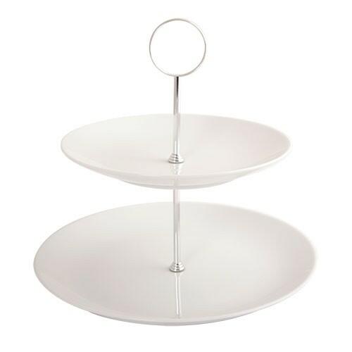 Fairmont & Main - Arctic 2 Tiered Cakestand Coupe