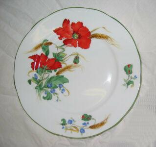Duchess China Poppies - Salad Plate 21cm