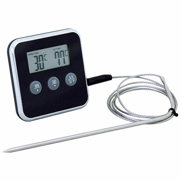 Eddingtons Digital Kitchen Timer with Meat Thermometer
