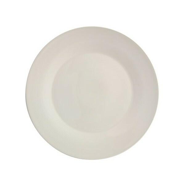 Fairmont & Main White Linen Dinner Plate 27.5cm