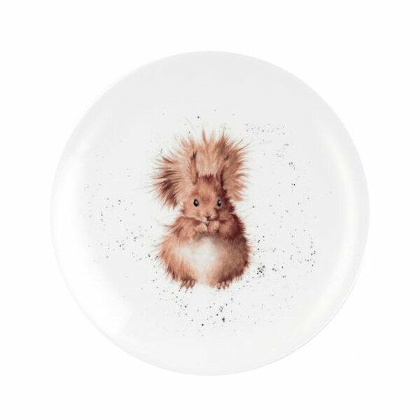 Royal Worcester Wrendale Designs - Coupe Side Plate 20cm / 8 inch - Squirrel