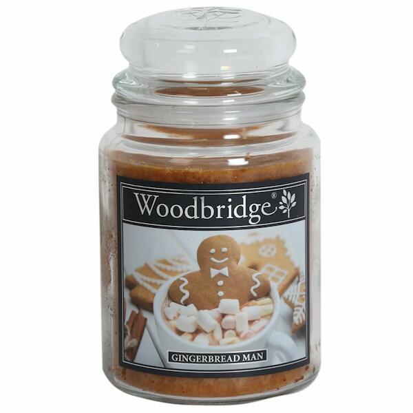 Woodbridge Large Scented Candle Jar - Gingerbread Man
