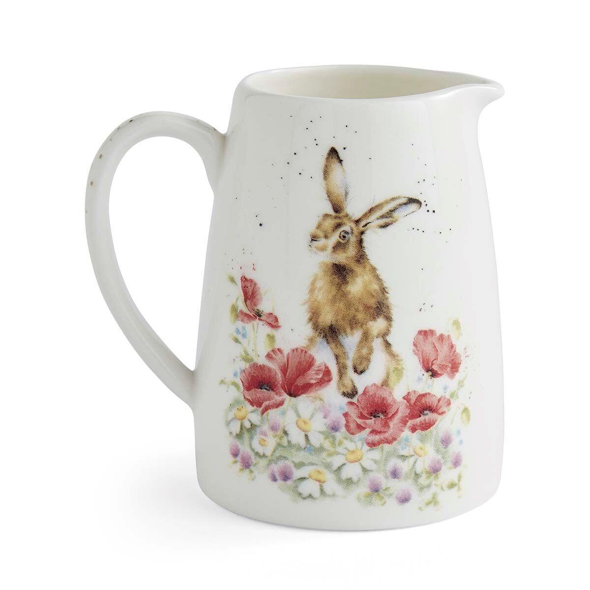 Wrendale - Field of Flowers Posy Jug Hare
