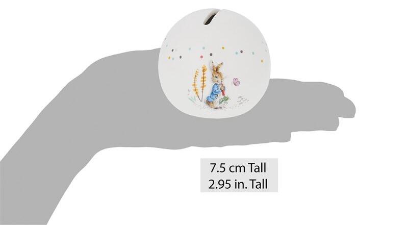 Beatrix Potter - Peter Rabbit Money Bank - Sphere 9cm