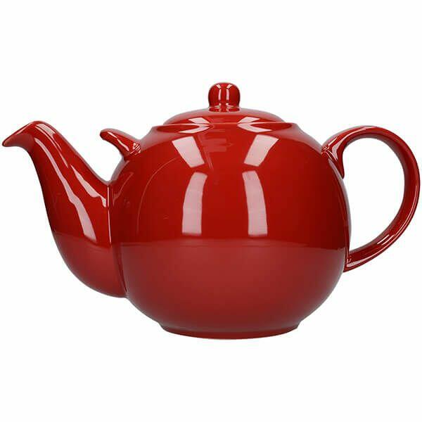 London Pottery Globe Teapot 10 Cup Red