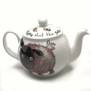 Roy Kirkham Classic 6 Cup Tea Pot - Please Shut Gate Sheep