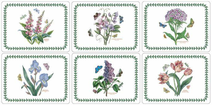 Portmeirion Botanic Garden Rectangular Placemats - Set of 6