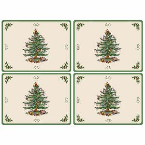 Spode Christmas Tree - Placemats Large Set of 4