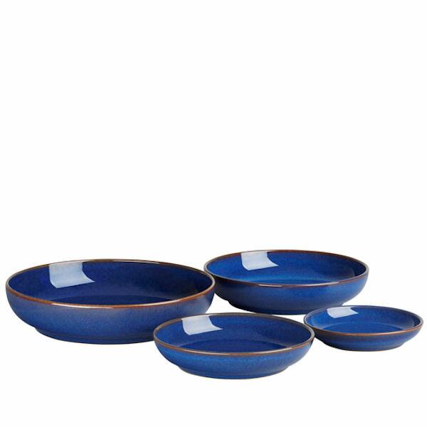 Denby Imperial Blue 4 Piece Nesting Bowl Set