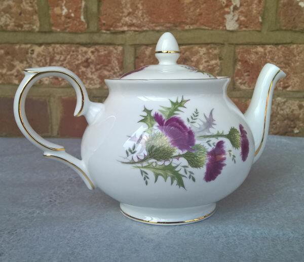 Duchess China Highland Beauty Thistle Teapot (Small Size) 2 cup