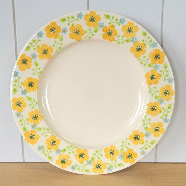 Peregrine Creamware - Buttercup Meadow Lunch Plate