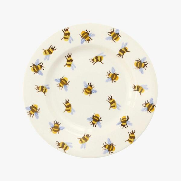Emma Bridgewater Bumblebee with Blue Wings 8.5 inch Plate