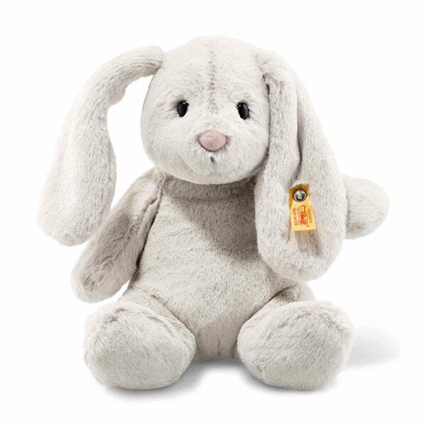 Steiff Soft Cuddly Friends Hoppie Rabbit 28cm Light Grey
