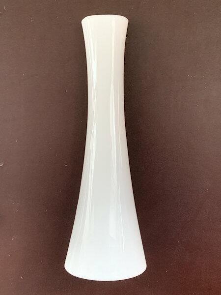 White Twisted Stem Vase 24.5cm 9.5in