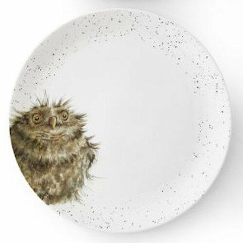 Wrendale - Coupe Plate 26.7cm 10.5inch Owl