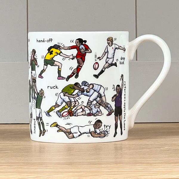 McLaggan Smith - The Art of Rugby Mug 350ml