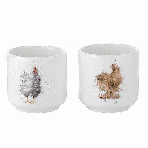 Royal Worcester Wrendale Designs - Egg Cups Set of 2