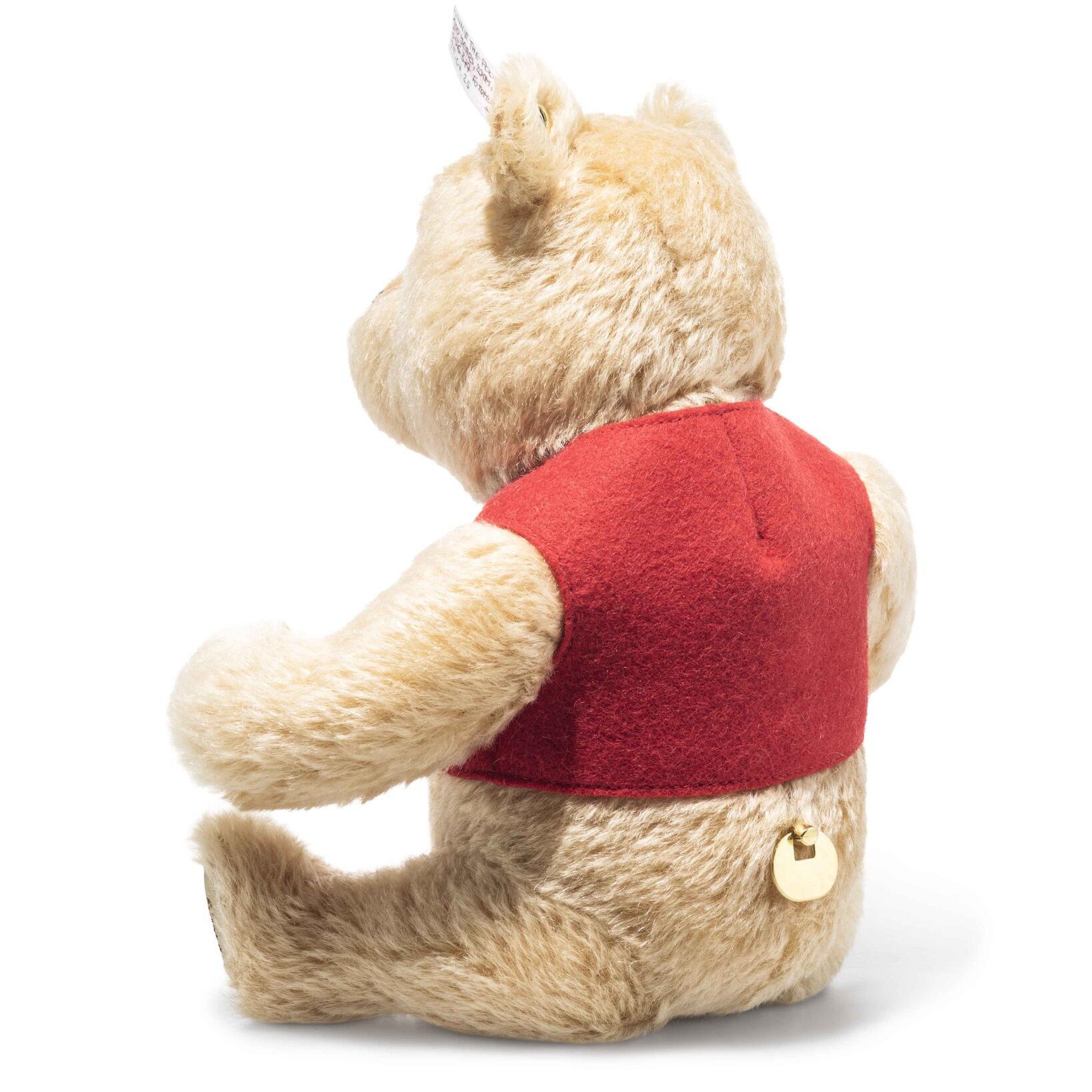 Steiff Disney Winnie the Pooh 20cm 100th Anniversary with Melody