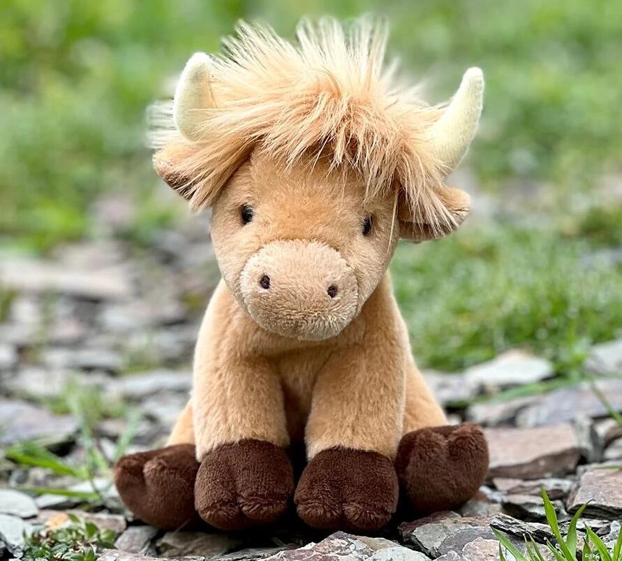 Charlie Bears Cuddle Cub Highland Cow 13cm