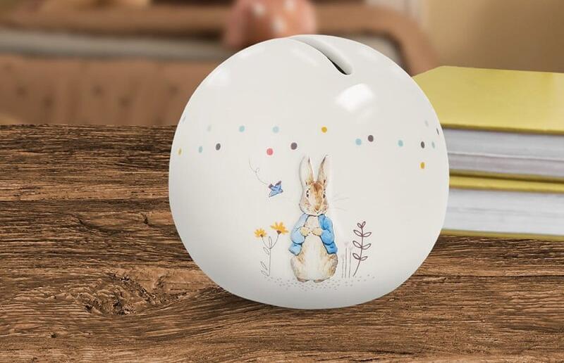 Beatrix Potter - Peter Rabbit Money Bank - Sphere 9cm