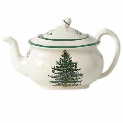 Spode Christmas Tree - Teapot 2.25pt 1.28L
