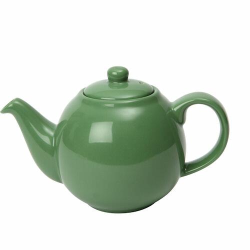London Pottery Globe Teapot 6 Cup Herb Green