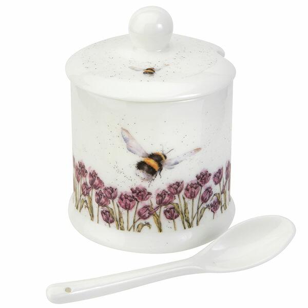 Royal Worcester Wrendale Designs - Conserve Pot Flight of the BumbleBee