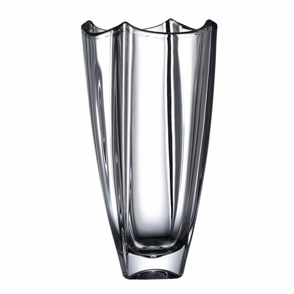 Galway Crystal Dune Square Vase 12 inch
